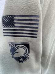 Nike US Army Hoodie Men’s L Olive Green Pullover Sweatshirt Military Logo