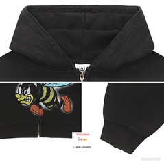 25FW AMERICAN HIPSTER STREET BEE HOODIE ZIP CARDIGAN SWEATSHIRT JUMPER