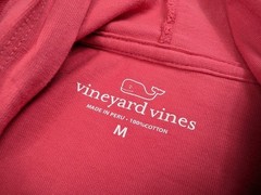 Vineyard Vines Ohio State Buckeyes Shirt Hoodie Men Medium Whale Logo Coral Peru