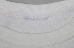 4G SELLER X Champion Reverse Weave GFYS White Crew Sweatshirt Go Fuc* Yourself