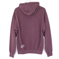 I Am Freaking Happy Fleece Hoodie Sweatshirt Size M No Dinx Bus Distressed