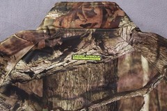 Under Armour Men’s LARGE 1/4 Zip Pullover Scent Control Camo Hunting Mossy Oak