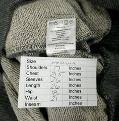 VTG Trailwear by Penfield Gray Hook/Loop Pullover Sweatshirt Men’s Size Medium