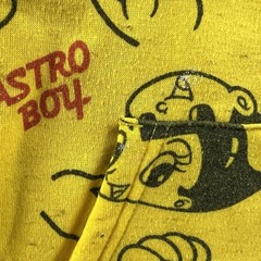 Southpole Astro Boy Hoodie Junior Size Small Yellow AOP Hooded Sweatshirt Boys