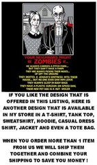 ZOMBIE SUB EAT FLESH WALKING DEAD JED KILL VOODOO SKULL SWEATSHIRT 21