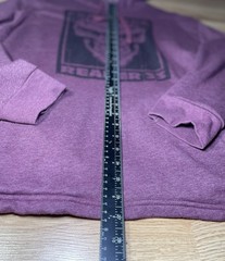 Bunker Branding Reaper 33 Fear None Skull Graphic Hoodie Men’s XL Purple
