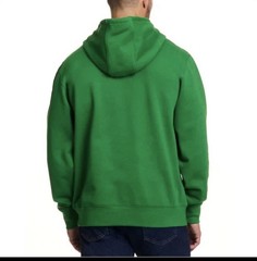 John Deere 1/4 Zip Hoodie Sweatshirt Men’s Green, size Medium NWT