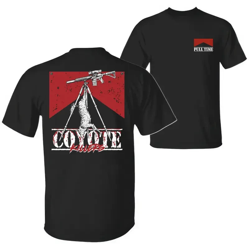 Southern Style Graphic Shirt, Casual Country Menswear Shirt Coyote Killers