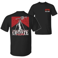 Southern Style Graphic Shirt, Casual Country Menswear Shirt Coyote Killers