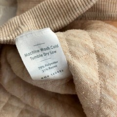 Marine Layer Men’s Corbet Quilted Crewneck Size Medium Oatmeal