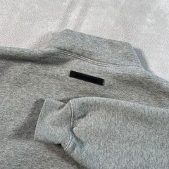 Fear of God Essentials Mock Neck Sweatshirt Gray Logo Pullover Unisex XXS
