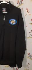 🚂 Union Pacific 1/4 Zip Sweatshirt Size Large Pullover Chicago Service Unit