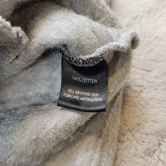 Barstool Sports Hoodie Mens Large Gray Quilted Pullover Pocket Elbow Patches