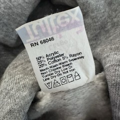 Vintage 80s Tultex Hoodie Sweatshirt Rayon Blend USA Large Germanton Mustangs PE