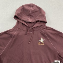 Burlebo Sweatshirt Mens XXL Red Hoodie Pullover Fleece Duck Outdoors Camo