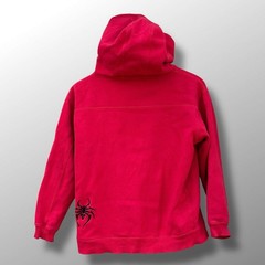Vintage Y2K Top Heavy Spider Red Hoodie Pullover Juniors Teens Size XL Skater