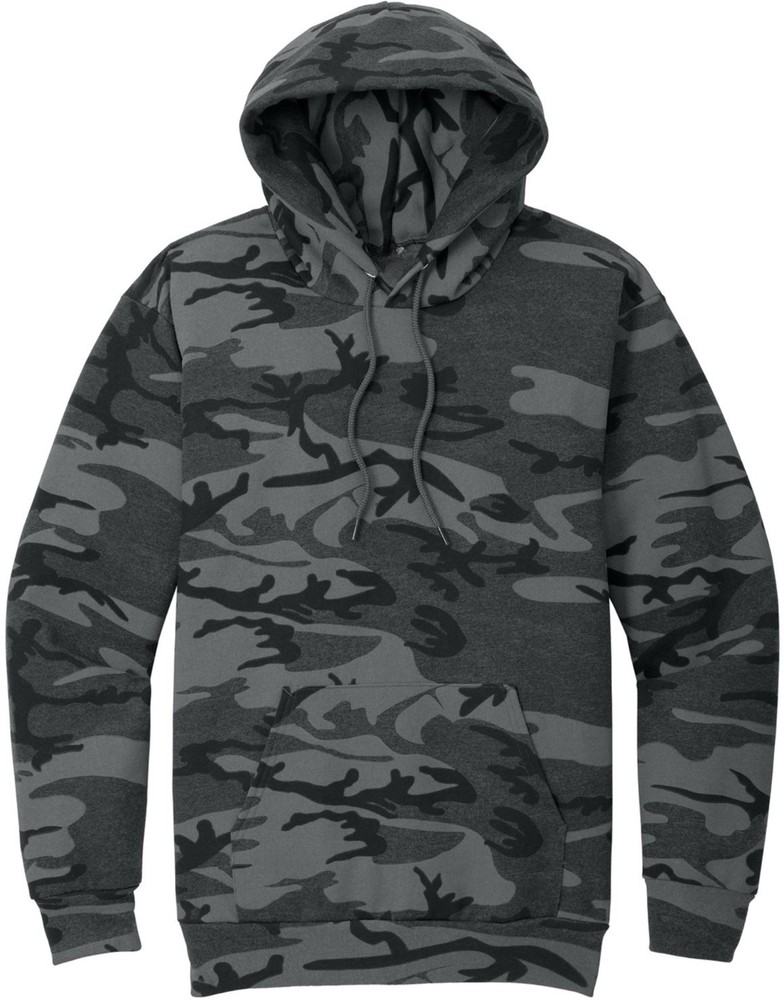 Camo Fleece Pullover Hoodie Camouflage Casual Cotton Blend Hooded Sweatshirt
