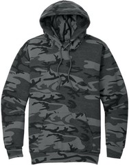 Camo Fleece Pullover Hoodie Camouflage Casual Cotton Blend Hooded Sweatshirt