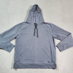 VRST Hoodie Mens Large Gray Logo Pullover Sweatshirt Pocket Heavyweight Casual