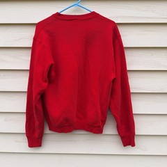Vtg 80s One Size USA GUESS Y2K Pullover Sweatshirt Embroidered Athleisure Preppy