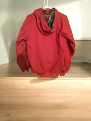 NEW Unisex Hoodie Red Color Warm African Map Print Size (M) Valentine Gift