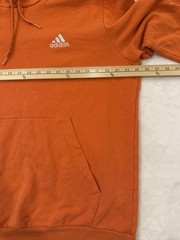 Adidas Hoodie Men’s Size XL Orange Pullover Sweater Front Pocket Drawstring Prep