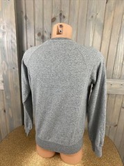 Retro Reverse Stitch Cotton Polyester Cotton Hanes Sweatshirt Sz Small Gray