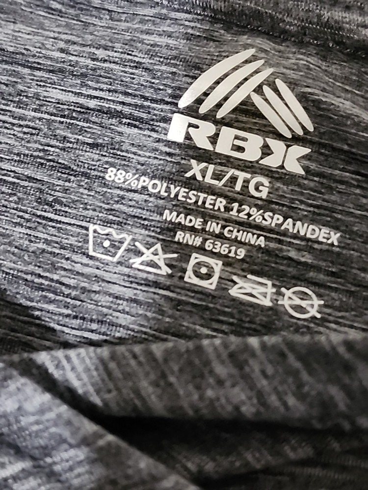 Rbx. Athletic Hoodie With Thumbholes In Sleeves. Sz Xl. Polyester Spandex, Gray
