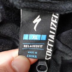 Specialized Hoodie Mens XL Black Cycling MTB Mountain Bike Full Zip Sweatshirt