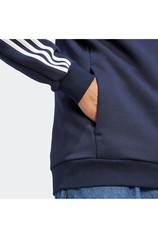NEW adidas men Essentials Fleece 3-Stripes Full-Zip Hoodie RETAIL 2XL $65