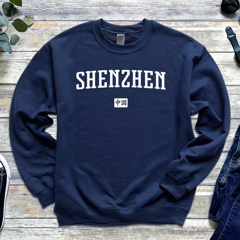 Shenzhen Sweatshirt | Shenzhen China Crewneck Sweatshirt