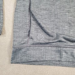 Nike Yoga Hoodie Mens Extra Large Gray Sweatshirt Full Zip Dri Fit FB7778 065
