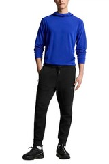 RLX Golf Ralph Lauren $138 Lounge Jersey Hoodie New Sapphire Blue Size Large