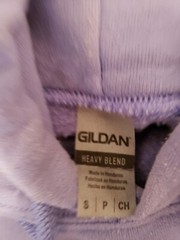 Gildan Pullover Hoodie 50/50 Heavy Blend G185 light purple S