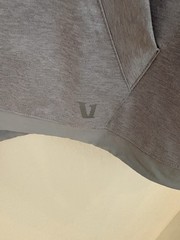 Vuori Sunday Element Hoodie Mens XL Gray Lightweight Pullover Stretch Daily’s