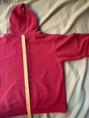 Men’s Vintage Y2K Quiksilver Red Surf Skate Pullover Hoodie Size Large