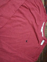 The Black Dog Men’s Thermal Long Sleeve Crew Neck Shirt Sz XL Burnt Orange