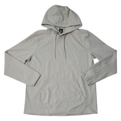 Member’s Mark Men’s Kangaroo Pocket Drawstring Luxe Hoodie (Flax, XL)