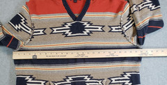 American Eagle Outfitters Baja Hoodie Sweater Men Multicolor Sz XL Aztec Southwe