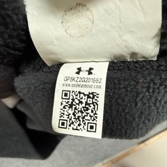 Under Armour Sweatshirt Mens Medium Black ColdGear Waffle Knit Fleece 1/4 Zip