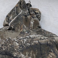 Browning Hoodie Men’s XL Green Brown Camo Realtree Edge Buckmark Hunting Outdoor