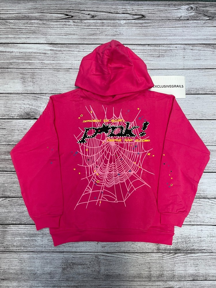 *BRAND NEW* Spider Worldwide “Pink Pink” Hoodie – Ready To Ship🚚💨 (Size M)