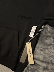 NWT Fear of God Essentials Black Hoodie Size XXS 100% Authentic✅