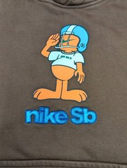 Nike SB Salute Just Do It Pullover Hoodie Sz Small Kangaroo Pocket Heavyweight