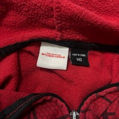 Rare Vintage Mad Engine Amazing Spider-Man 2 Movie Zip Up Hoodie Size Medium
