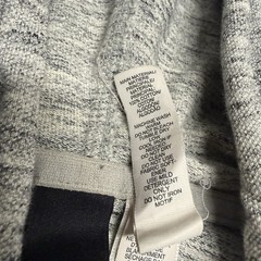 Adidas Essentials Pique Drawstring Hoodie Heather Grey BS3232 Men’s Large