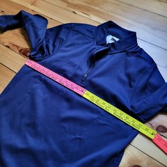 Nike Therma Fit Sweatshirt Mens LT Navy 1/4 Zip Fleece Lined Polyester School