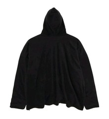 Yeezy Gap Engineered by Balenciaga Polar Fleece Padded Hoodie Black Oversized 2X