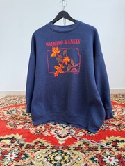 Vintage 90s Walking Kansas Leaver Sweatshirt Y2K Archive Size M-L