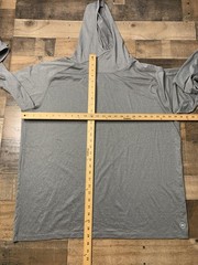 Peter Millar Pine Performance Hoodie Mens XL Gray Golf Lightweight Pullover